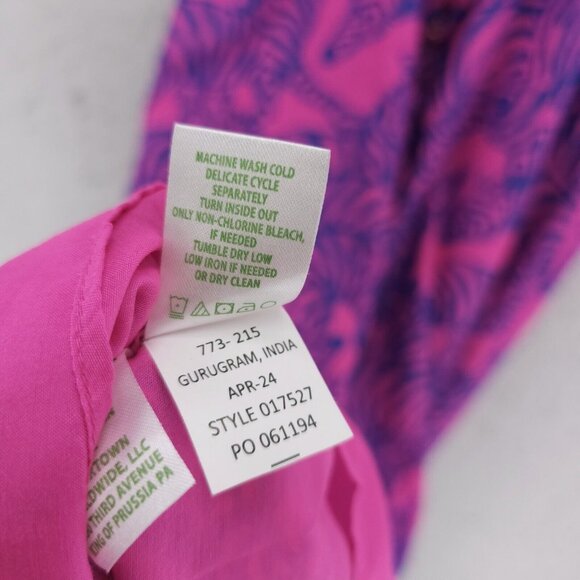 NWT LILLY PULITZER Bernadetta Maxi Dress Passion Fruit Pink Wild Nights - Picture 8 of 12